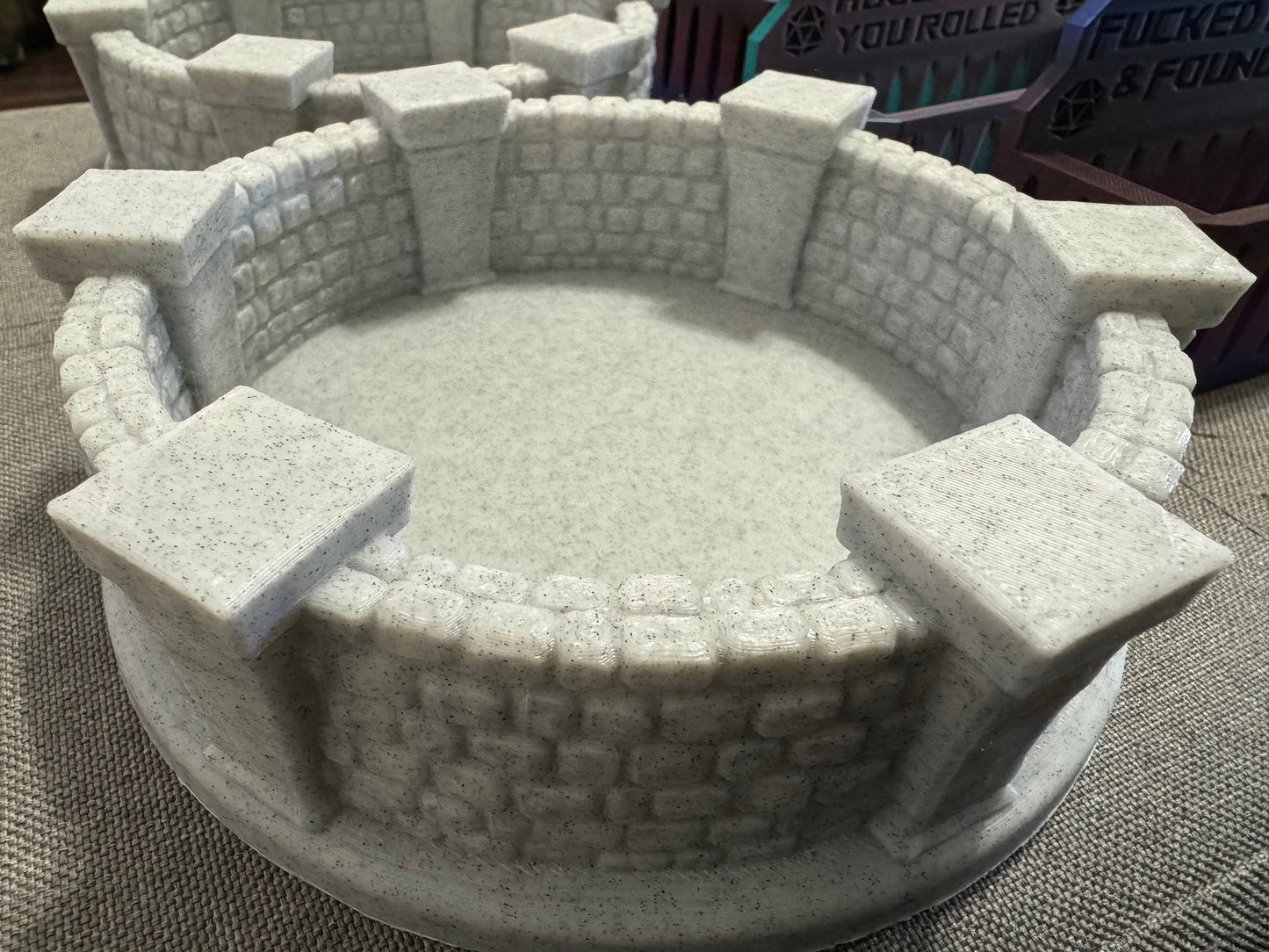 Medieval Dice Tray for Rolling Dice