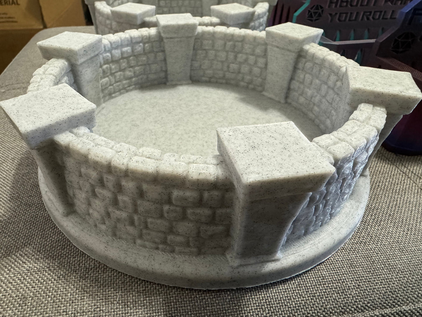 Medieval Dice Tray for Rolling Dice