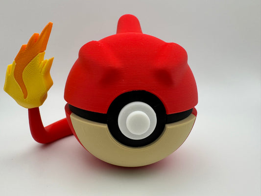 #0005 Charmeleon-Inspired 3D Printed  Monster Ball