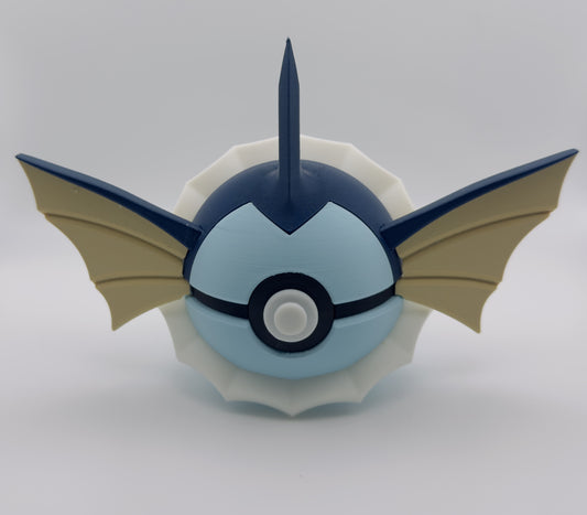 Vaporeon-Inspired 3D Printed  Monster Ball