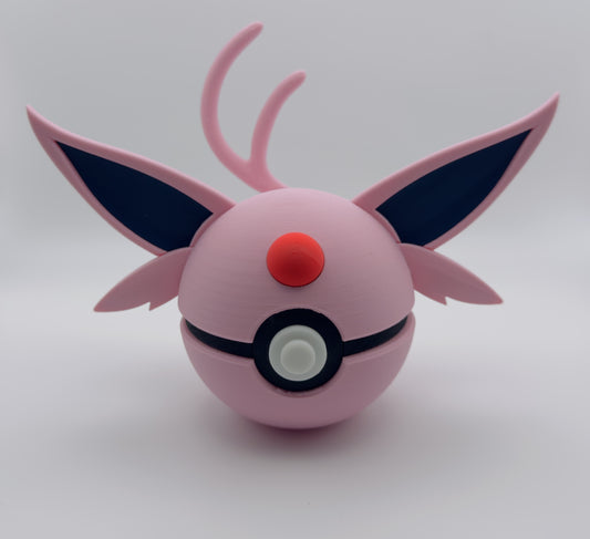 Espeon-Inspired 3D Printed  Monster Ball