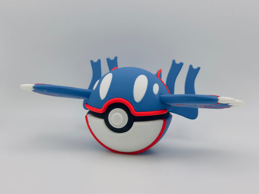 Kyogre-Inspired 3D Printed  Monster Ball