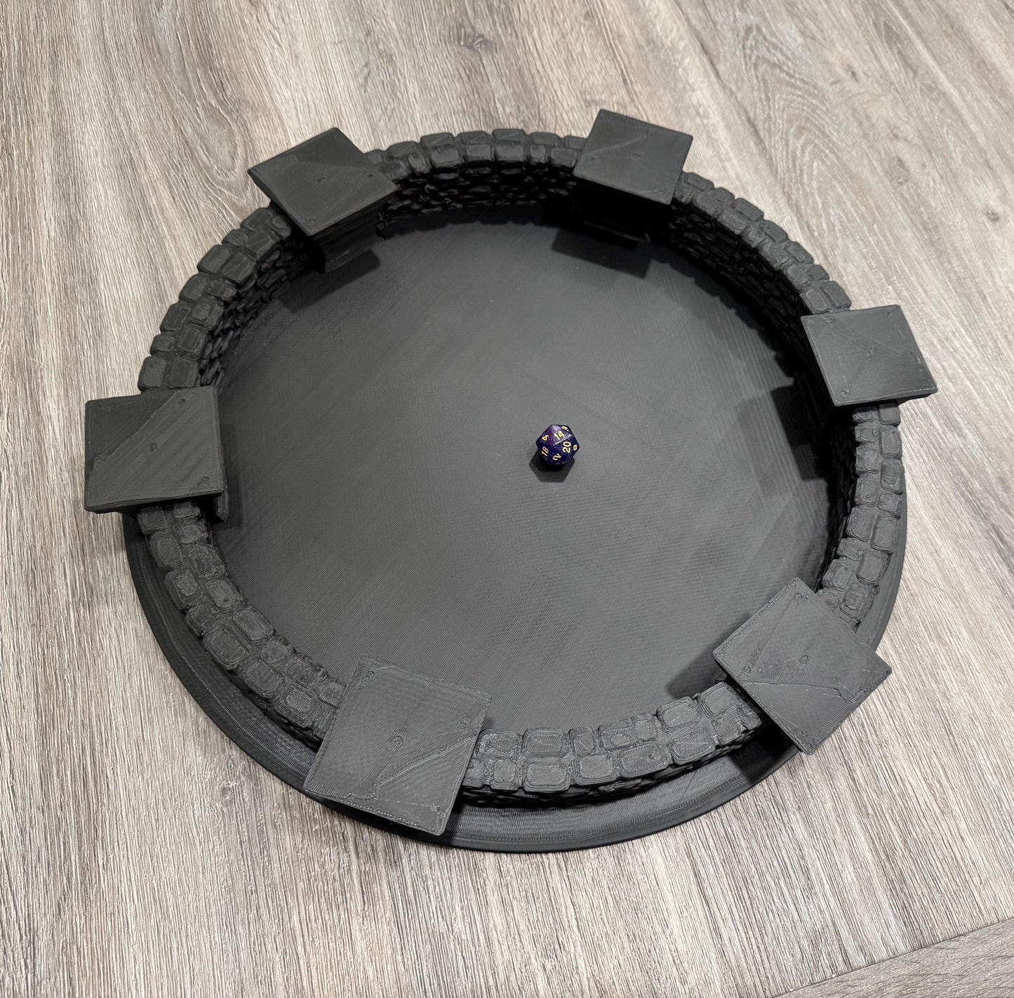 Medieval Dice Tray for Rolling Dice