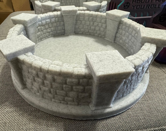 Medieval Dice Tray for Rolling Dice